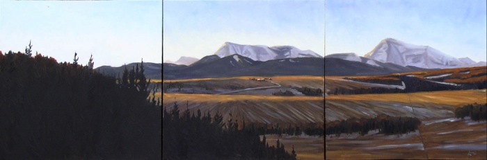 02 Rearranged 24x72in (61x183cm), triptych