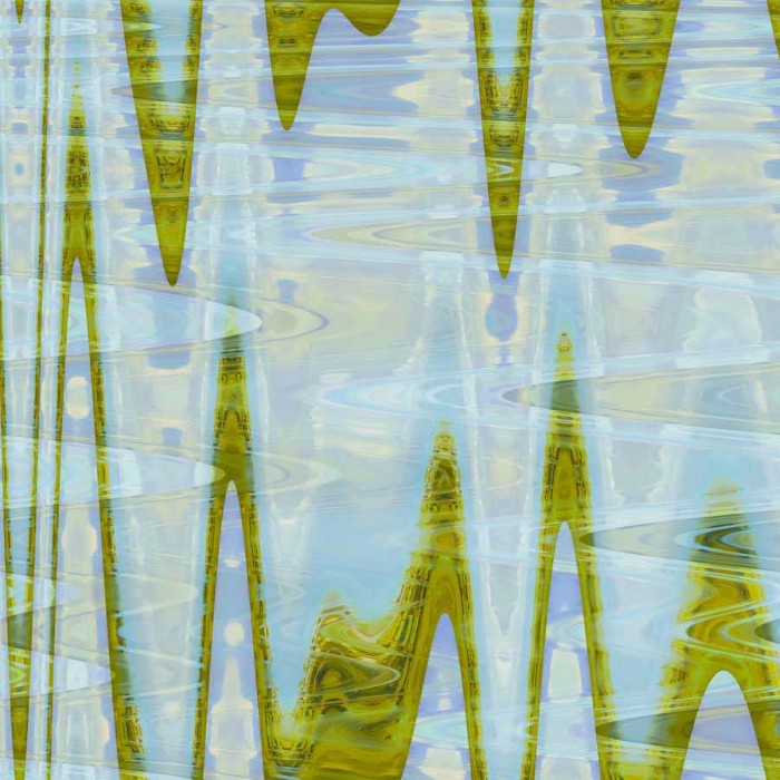 05 Fields & Sky 2 30x30in (76x76cm), ink on metal