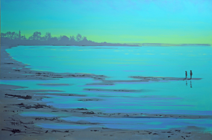 02 Twilight Northern 36x54in (91x137cm), acrylic on canvas